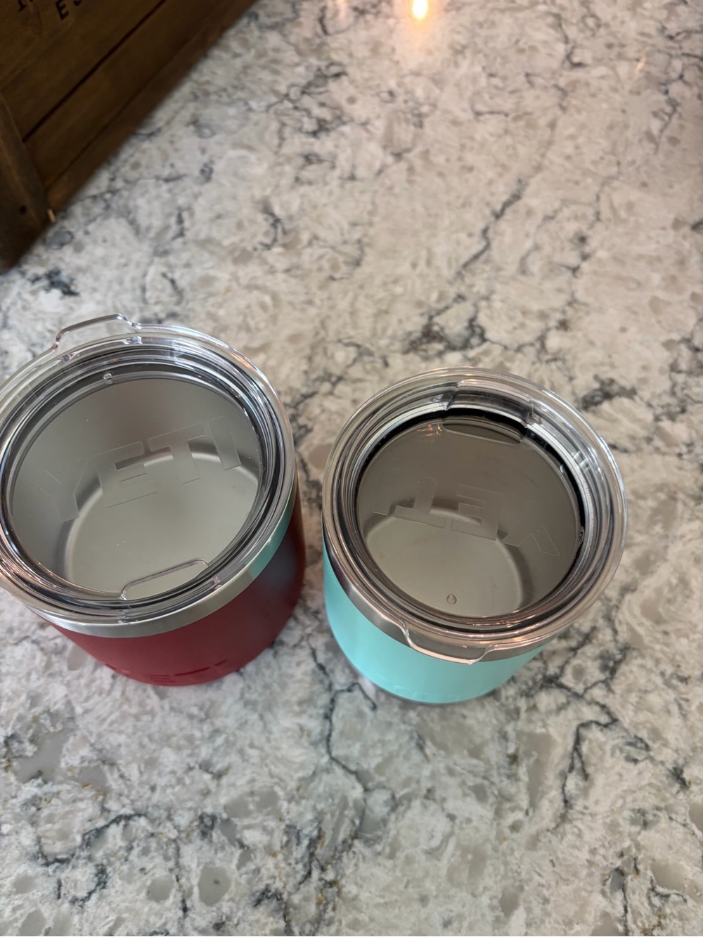 NWOT YETI Maroon Coffee Mug and Seafoam Tumbler - Picture 3 of 3